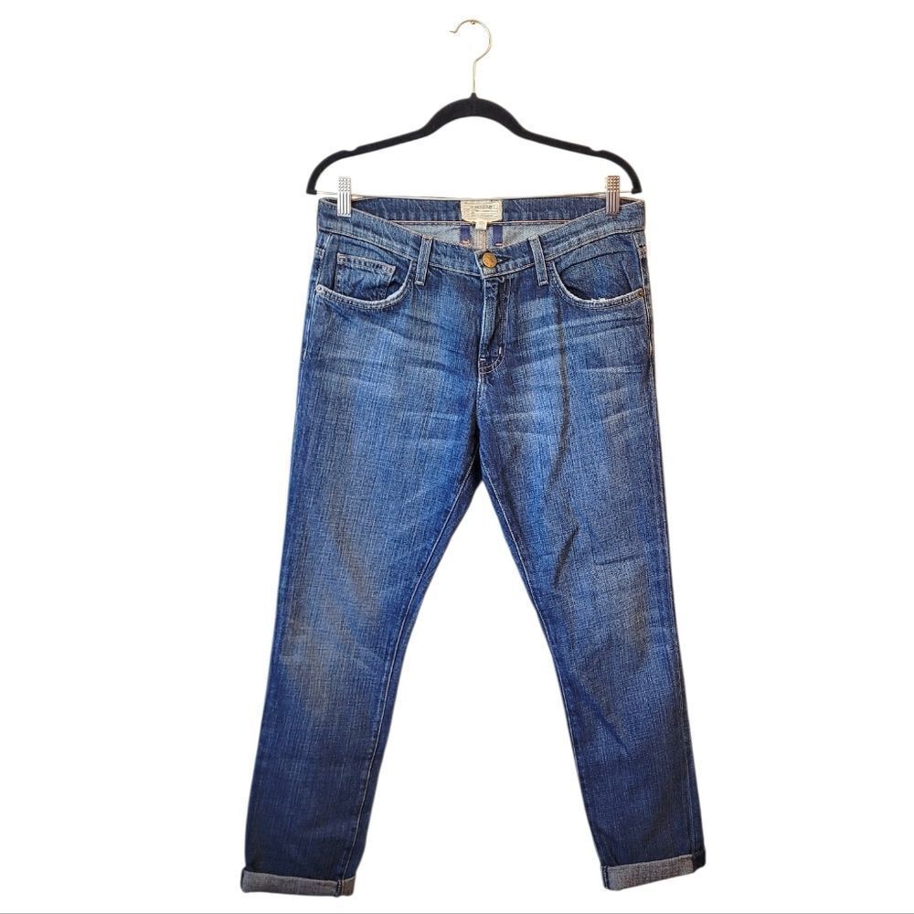 Current/Elliott Dark Wash The Rendevouz Relaxed Jeans Size 28
